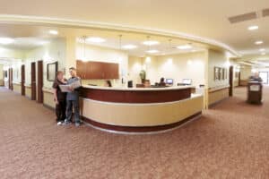 Front desk at Canyon Vista Post Acute