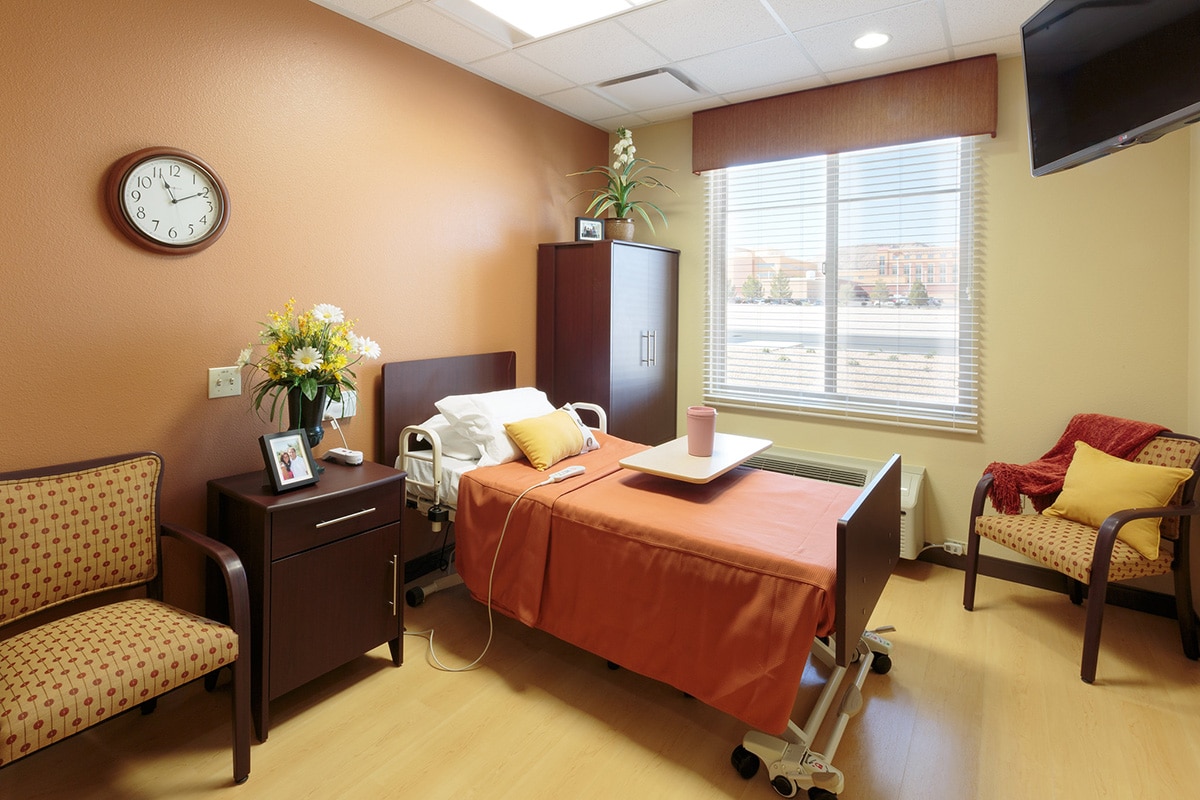 Patients room at Canyon Vista Post Acute
