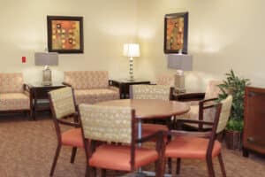 Sitting area at Canyon Vista Post Acute