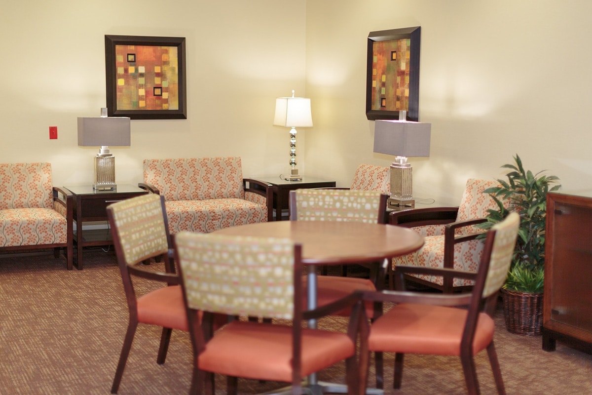 Sitting area at Canyon Vista Post Acute