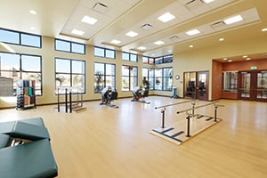 Rehabilitation gym at Canyon Vista Post Acute