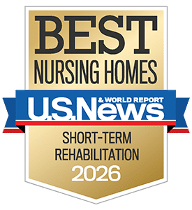 Short Term Rehabilitation Award, Best Nursing Homes of 2026 given by US News